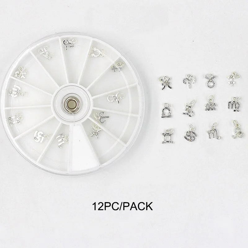 10pcs Mixed Gold Rhinestones Nail Charms Dangle Piercing Hand Drill Hole Acrylic Tips Decoration-Nail Inspo