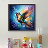Colorful Hummingbird-11CT Stamped Cross Stitch 40*40cm/15.75*15.75in