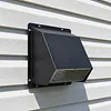 6/8 Inch Steel Hooded Wall Vent with Screen and Damper Wall Vent Cover Cap Exterior Air Exhaust for Kitchen HVAC Duct Dryer Vent