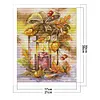 (Autumn) Lantern-14CT/11CT Stamped 2 Strands Cross Stitch 21*30cm/8.27*11.81in(Brand) tapestrymarket