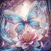 Multistyle Papillon De R&ecirc;ve - Peinture Diamant De Forme Sp&eacute;ciale - 30 X 30 CM