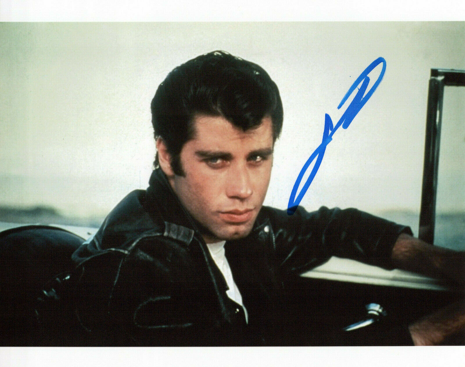 John Travolta Grease autographed Photo Poster painting signed 8X10 #10 Danny Zuko