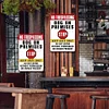 2pcs - No Trespassing Dog - Vintage Metal Signs(8*12Inch/12*16Inch) - Warning