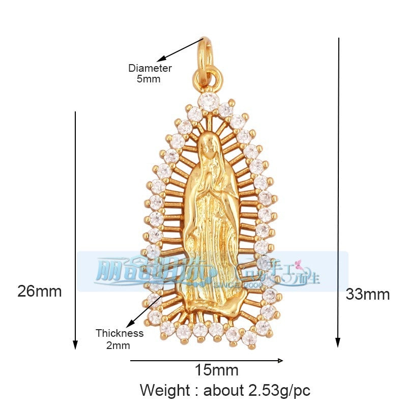 1 Piece 17*24mm 20 * 23mm Copper Human Pendant Jewelry Accessories