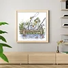 Fishing - 14CT Stamped Cross Stitch 17*17cm/6.69*6.69in(Brand)