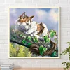 5D DIY Full Square Drill Diamond Painting Cat Kit Home Decoration Art 45x45cm