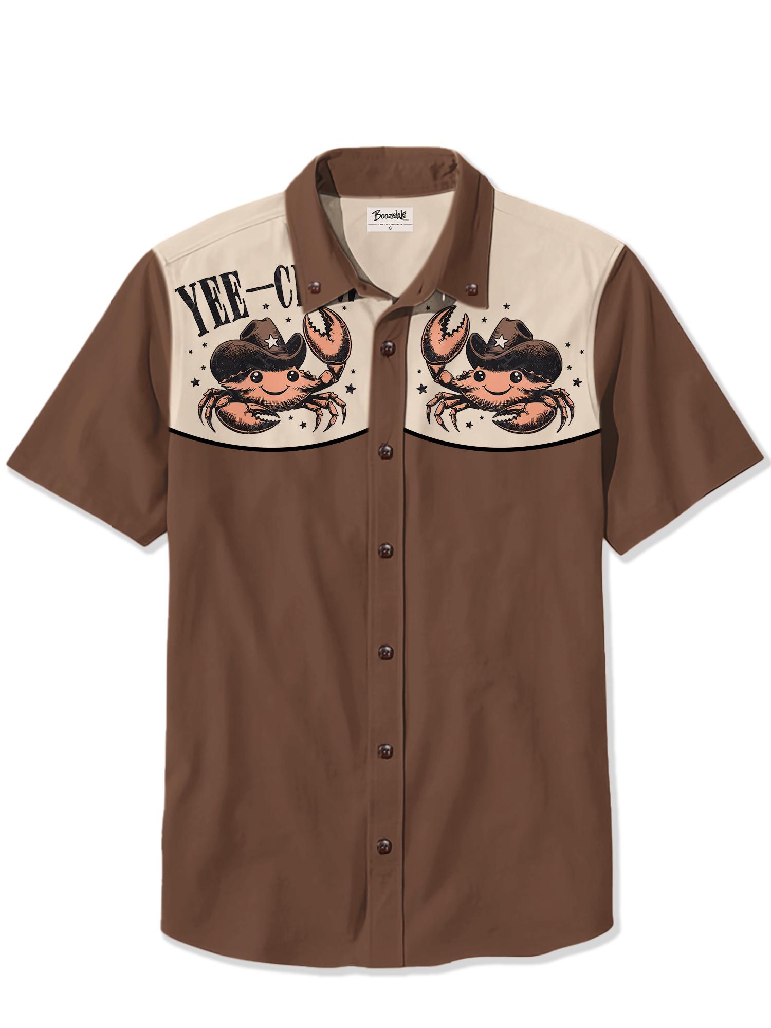 Retro Western Crab - 100% Cotton Shirt