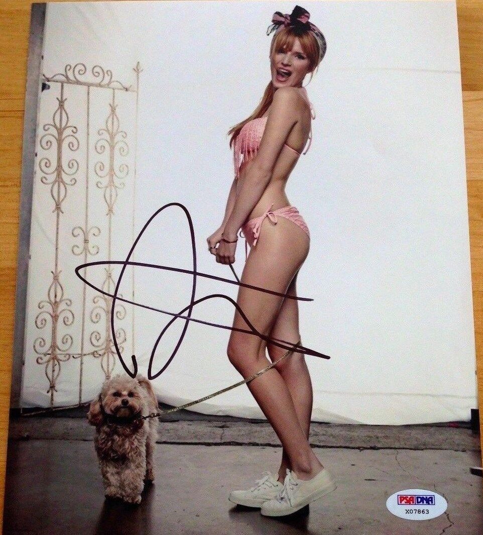 BELLA THORNE HAND SIGNED 8X10 Photo Poster painting PSA DNA CERTIFIED - COA AUTOGRAPH X07863