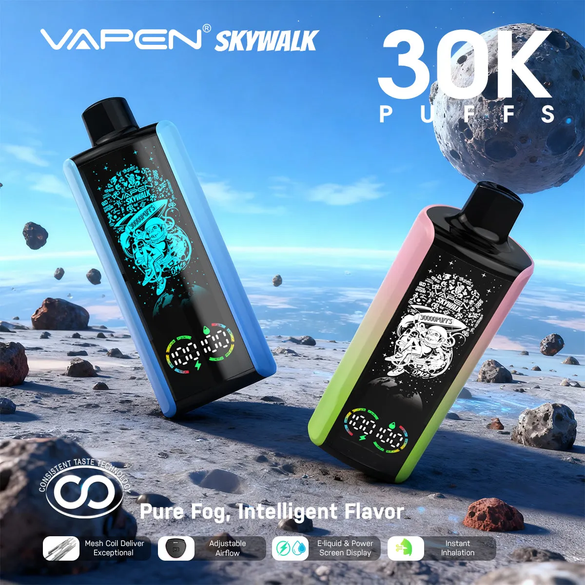 VAPEN SKYWALK 30KPUFF(50 PCS)EU mysite fumotvapeshop