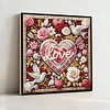 (Pre-Framed)Love-Special Shape Diamond Painting Kit(25x25cm)