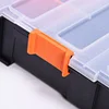 Double Side Tools Box Organizer Hardware Storage Box for Screws Nuts Nails Bolts