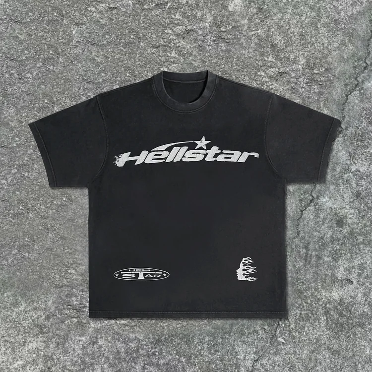 Vintage Hellstar Graphics Short Sleeve Acid Washed T-Shirt