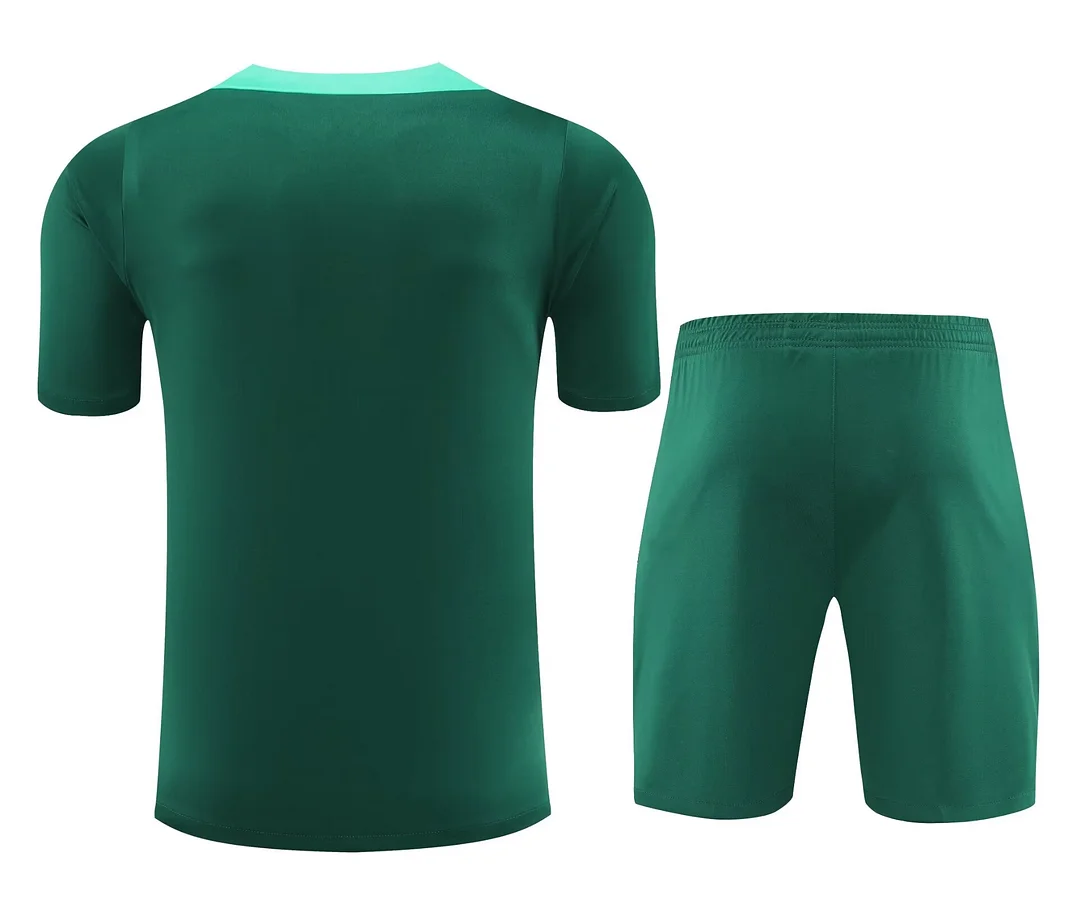 2024 Portugal Pre-match Training Green Shirt+Shorts 1:1 Thai Quality