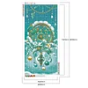 Diamond Painting -DIY Round Drill Green Dreamcatcher(80*40 CM)