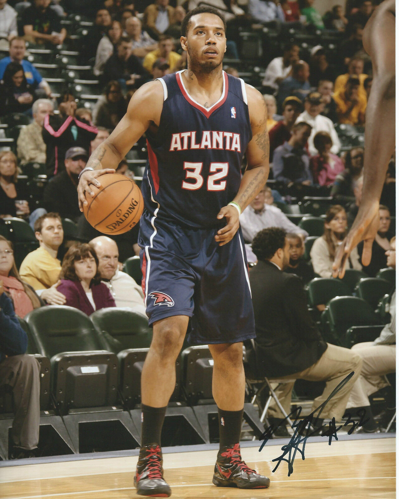 Mike Scott *ATLANTA HAWKS* Signed 8x10 Photo Poster painting COA GFA