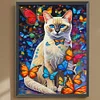 Cat-Special Peinture En Diamant En Forme-30*40CM