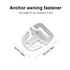 10Pcs Tent Tarp Anchor Buckle Anchor Awning Fastener for Camping Tent Canopy
