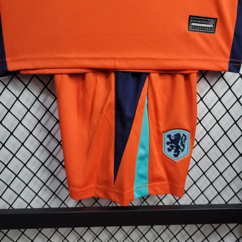 2024 Netherlands Home Kids Kit Football Jersey Thai Quality