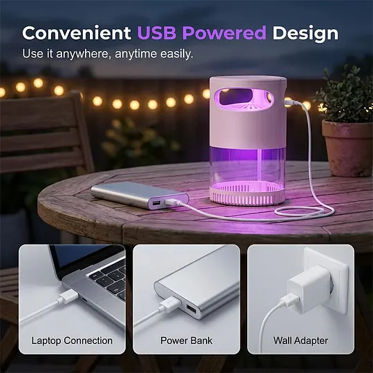 USB-powered mosquito lamp