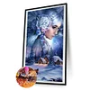 (US Only)Goddess 40x70cm 5D DIY Full Drill Round Diamond Painting Kit for Home Wall Decor