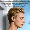 BT6.0 Wireless HD Sound Headphones with Ear Hook In-Ear Sports Headphones Type-C Charging Single Business Earplugs for Business Meeting Lecture