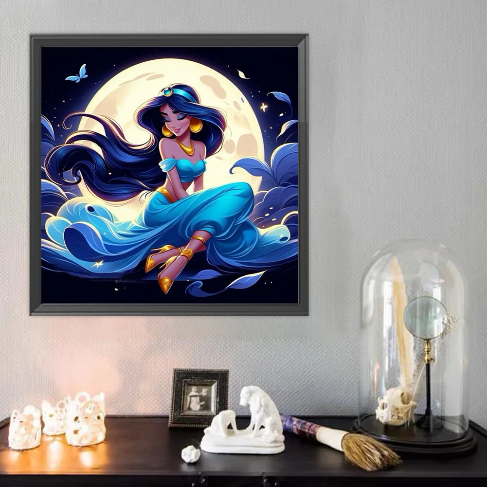 Diamond Painting - Full Round Drill - Moon Princess(Canvas|40*40cm)