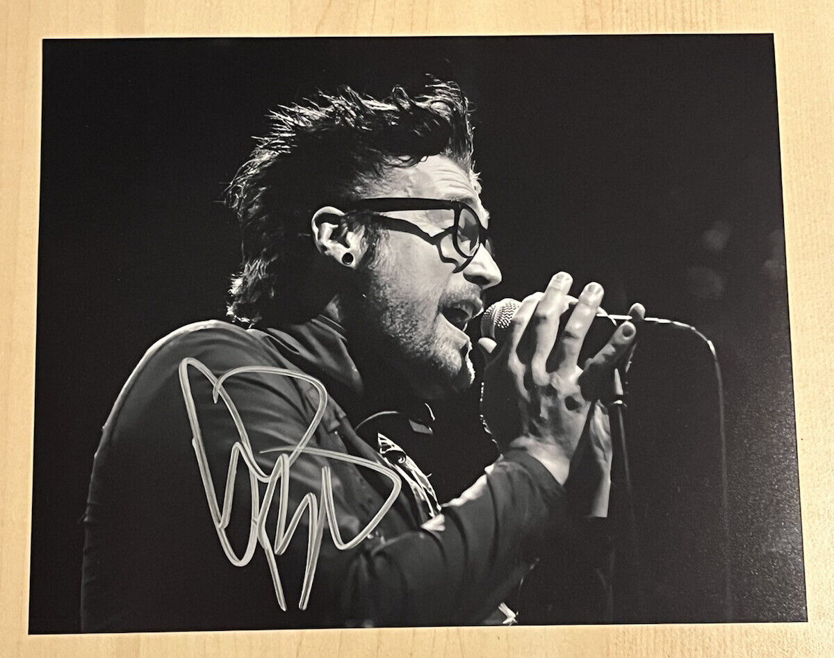 DUSTIN BATES HAND SIGNED 8x10 Photo Poster painting AUTOGRAPHED STARSET BAND LEAD SINGER COA