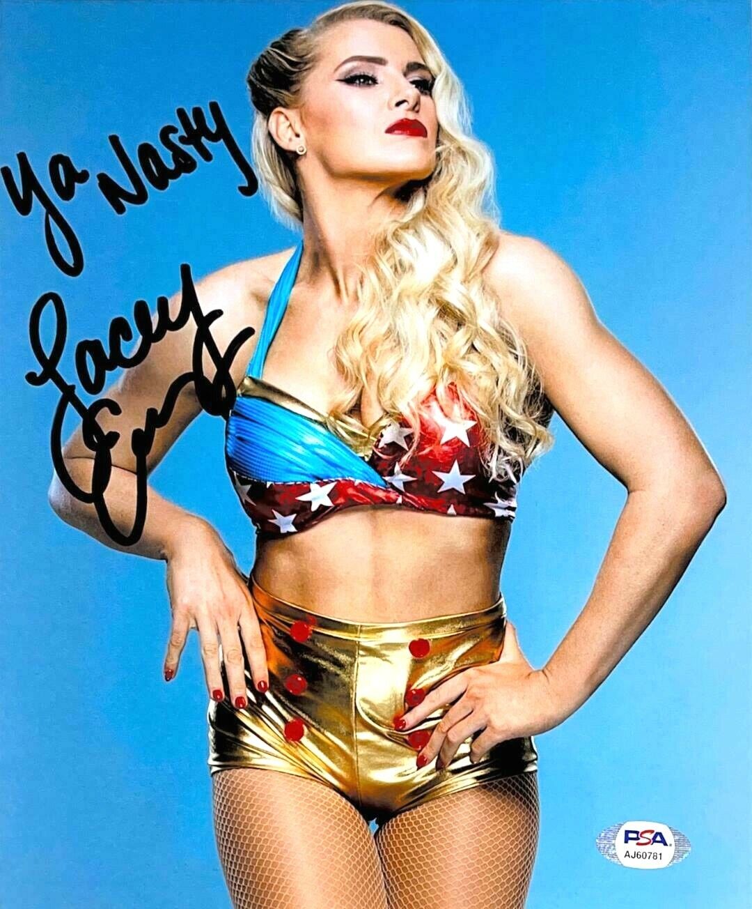 WWE LACEY EVANS HAND SIGNED AUTOGRAPHED 8X10 Photo Poster painting WITH PROOF & PSA DNA COA 14