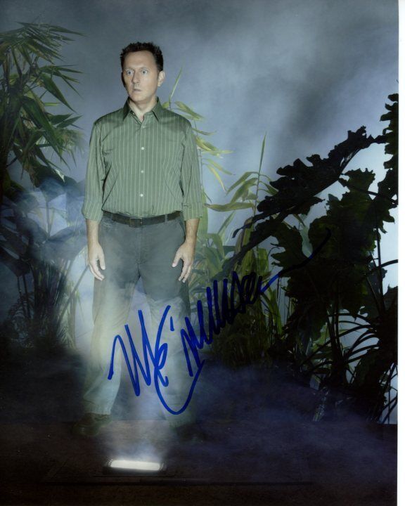 MICHAEL EMERSON signed autographed LOST BEN LINUS Photo Poster painting