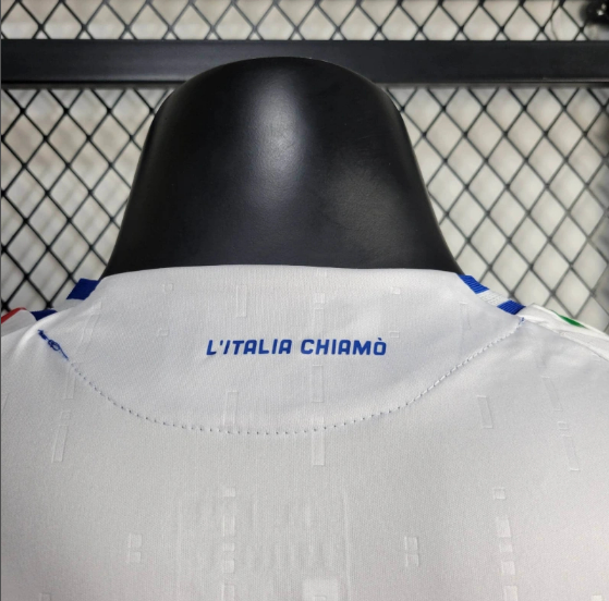 2024 Italy Away Long sleeve Player Version Football jersey Thai Quality