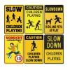 6pcs - Yard Road Outdoor - Vintage Metal Signs(8*12Inch/12*16Inch) - Warning