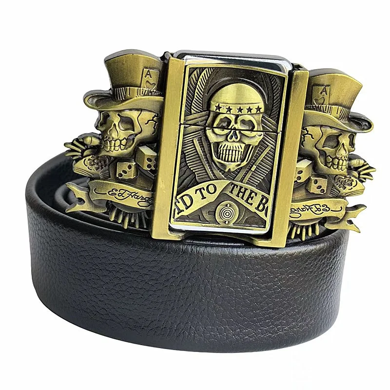 Men's Personalized Lighter Belt