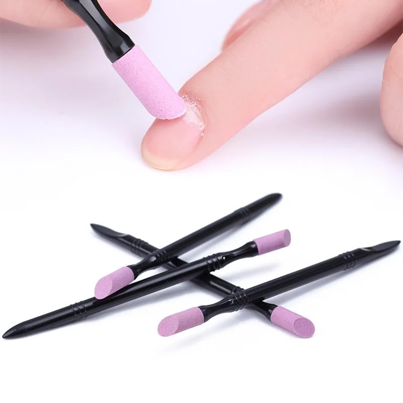 5Pcs Quartz Pen Cuticle Remover Pusher Trimmer Dead Skin Remover Professional Nail Art Care Tool Remover Makeup Nail Tools Kit-Nail Inspo