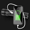 COB LED Flashlight USB Rechargeable IPX4 Waterproof Torch (1x26650 XHP160)