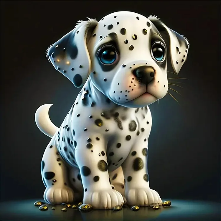 DIY Diamond Painting Kit Dog Dalmatian Full Square Drill Diamond