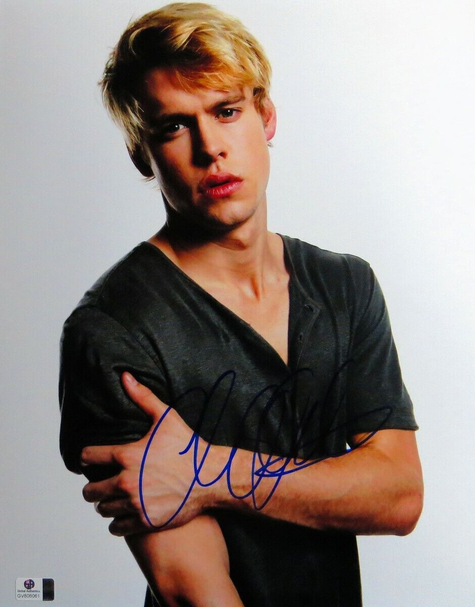 Chord Overstreet Signed Autographed 11X14 Photo Poster painting Glee Sam Evans Sexy GV806061