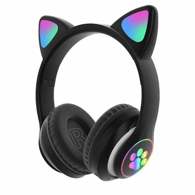 LED Cat Ear Wireless Headphones socialshop