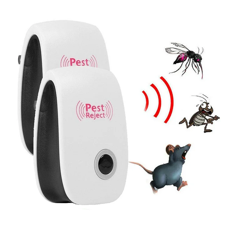 2-Pack Ultrasonic Mice Repeller CA - Get Rid Of Mice In 24 Hours | AvasHome