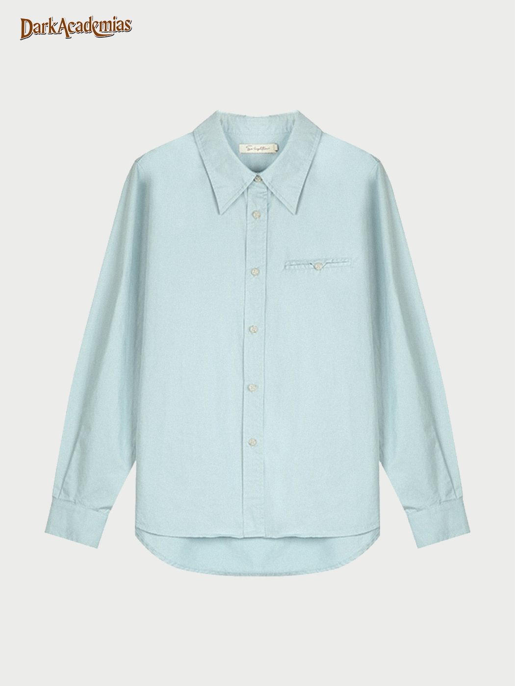 French Spring Solid Color Shirt