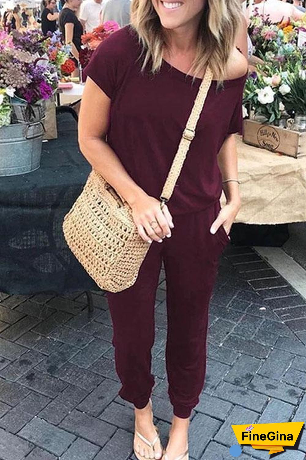 Casual Loose One-piece Jumpsuit