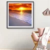 Diamond Painting-DIY Full Round Drill Seawater Sunrise