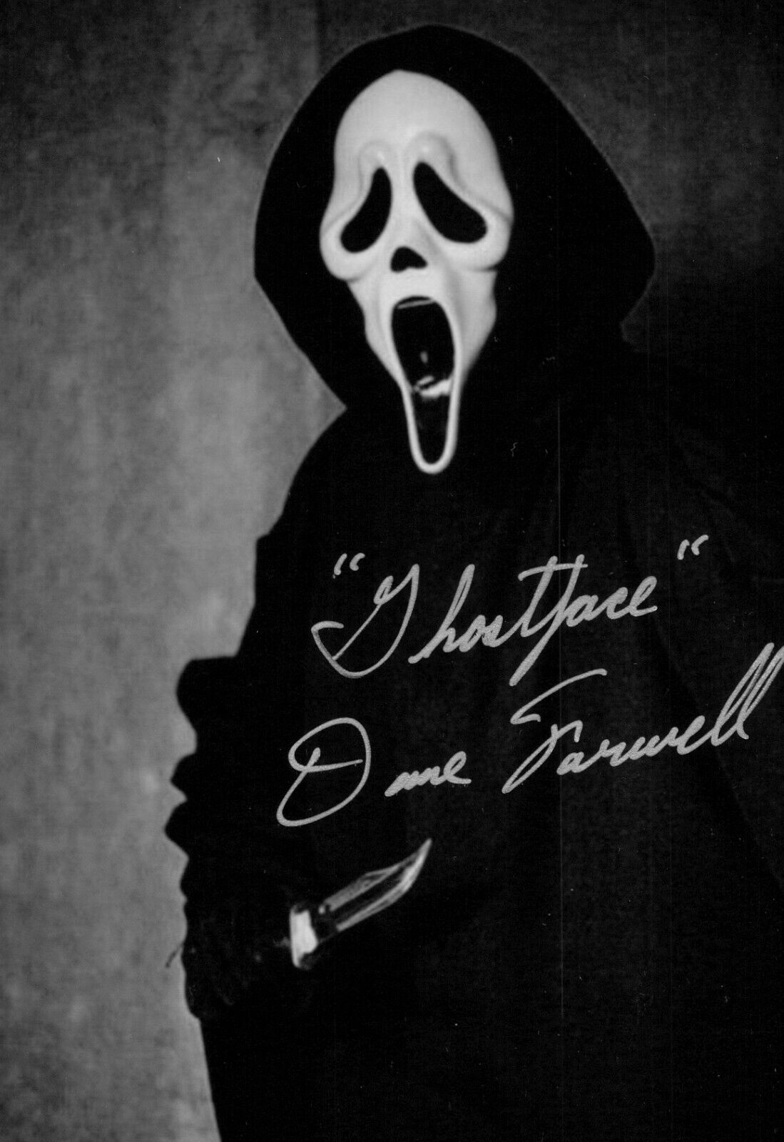 Dane Farwell Hand Signed 6x4 Photo Poster painting Scream Ghostface Autograph Memorabilia + COA