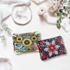 (US Local)DIY Diamond Art Diamond Dot Card Pack Diamond Painting Coin Pouch (Sunflower)