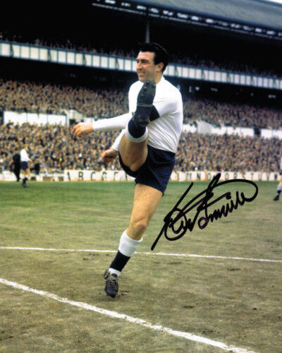 Bobby Smith HAND SIGNED Tottenham Spurs Legend 10x8 Photo Poster painting AFTAL White Hart Lane