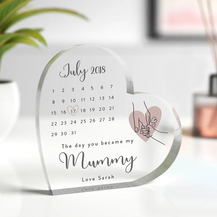 【Mother's Day】Personalised Day You Became My Mummy Date