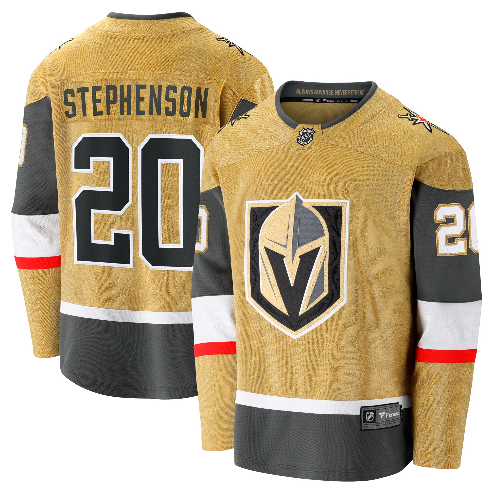Chandler Stephenson Vegas Golden Knights Fanatics Home Breakaway Jersey &ndash; Gold mysite
