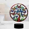 Acryl Schmetterling Baum des Lebens doppelseitig - 5d DIY Bastellampe