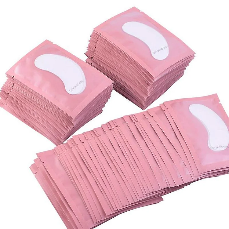 100 pairs Eyelash Extension Paper Patches Grafted Eye Stickers Under Eye Pad