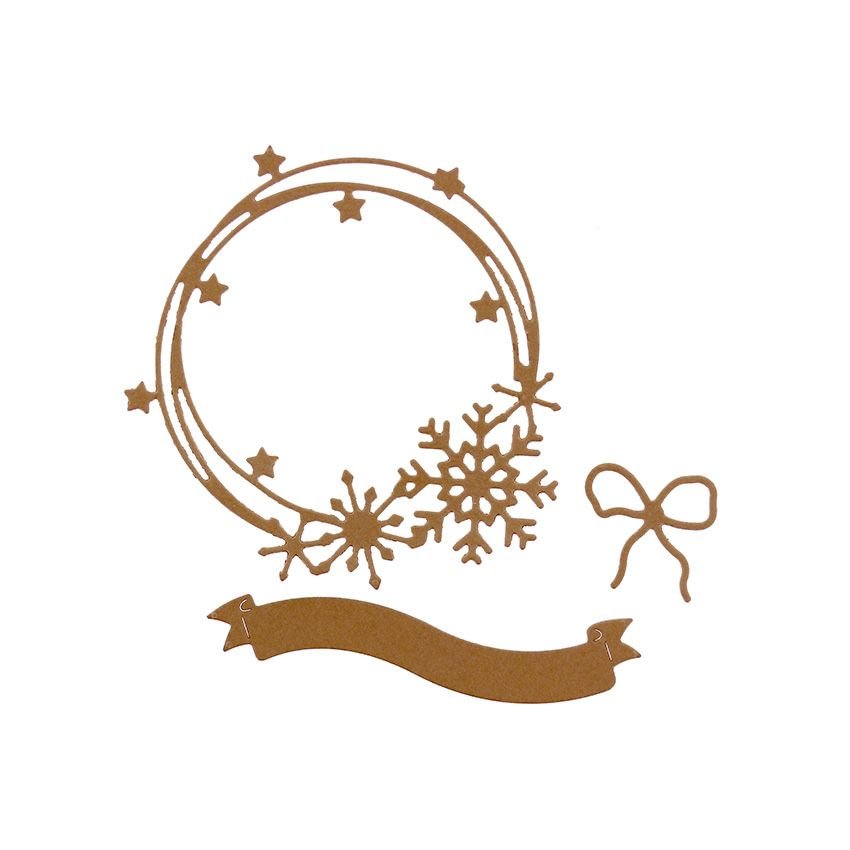 Piggy Craft metal cutting dies cut die mold Christmas card decoration Scrapbook paper craft knife mould blade punch stencils die