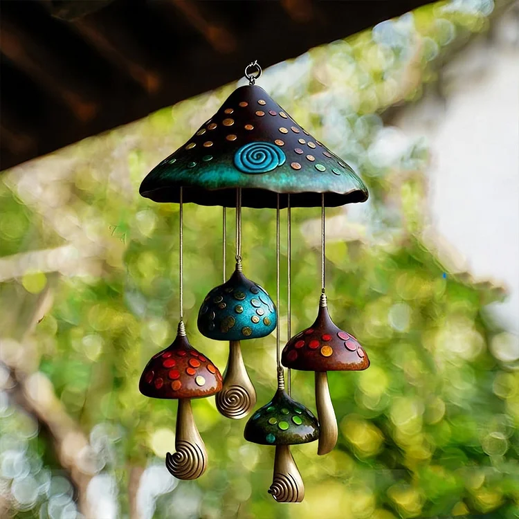Mushroom Campanula Handmade Art - tree - Codlins